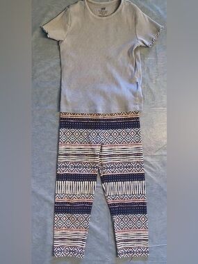 Top & Leggings Girls Size 6x/7